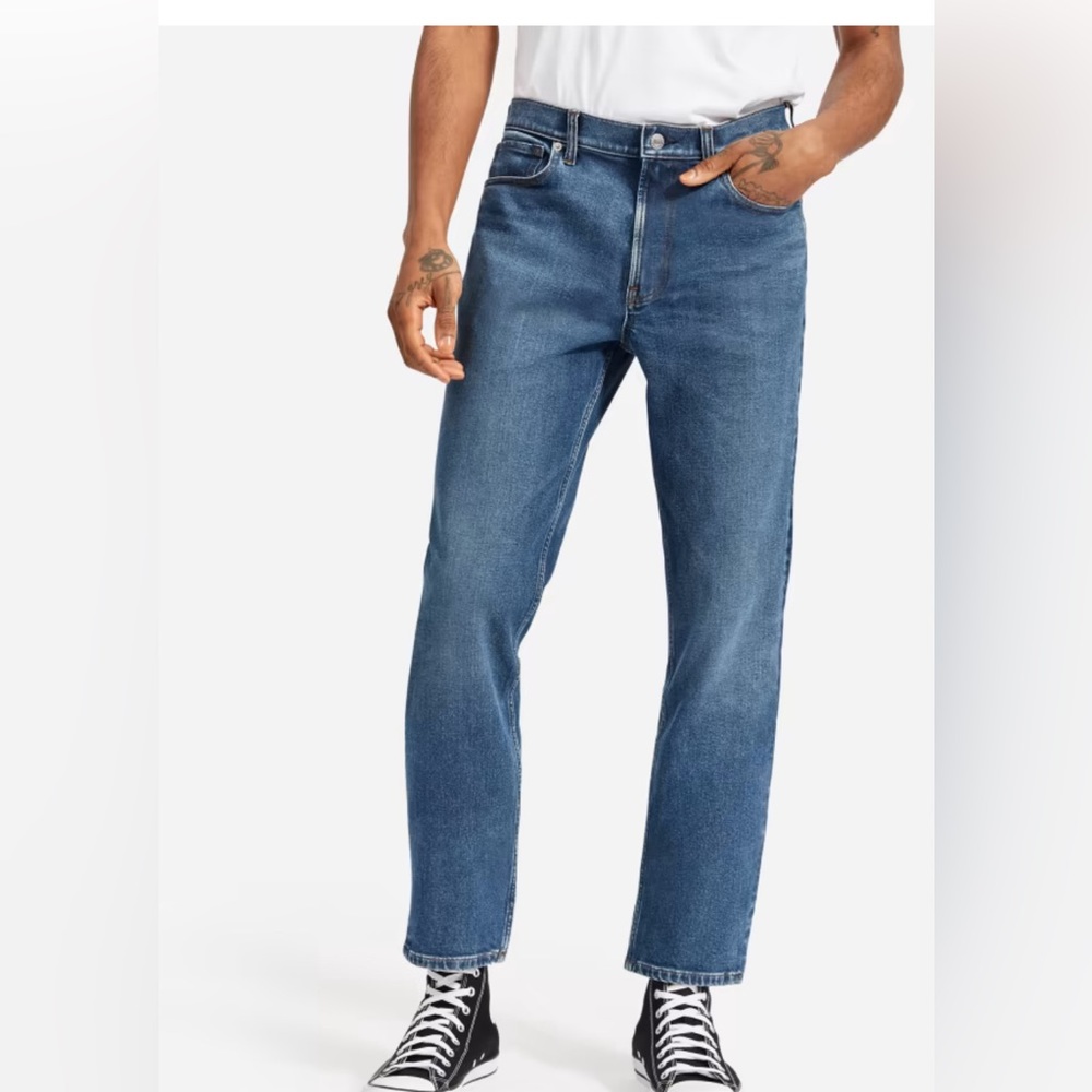 Everlane The Relaxed‎ 4-Way Stretch Straight Jean Size 33 x 32